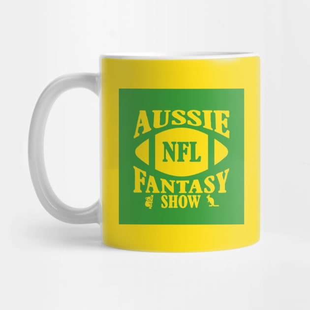 Aussie NFL Fantasy Green Logo by Aussie NFL Fantasy Show